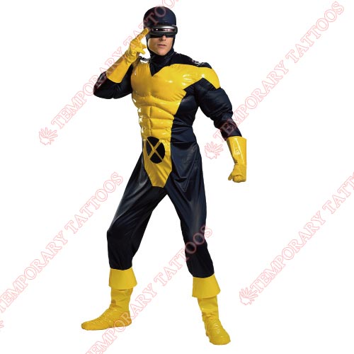 Cyclops Marvel Customize Temporary Tattoos Stickers NO.476